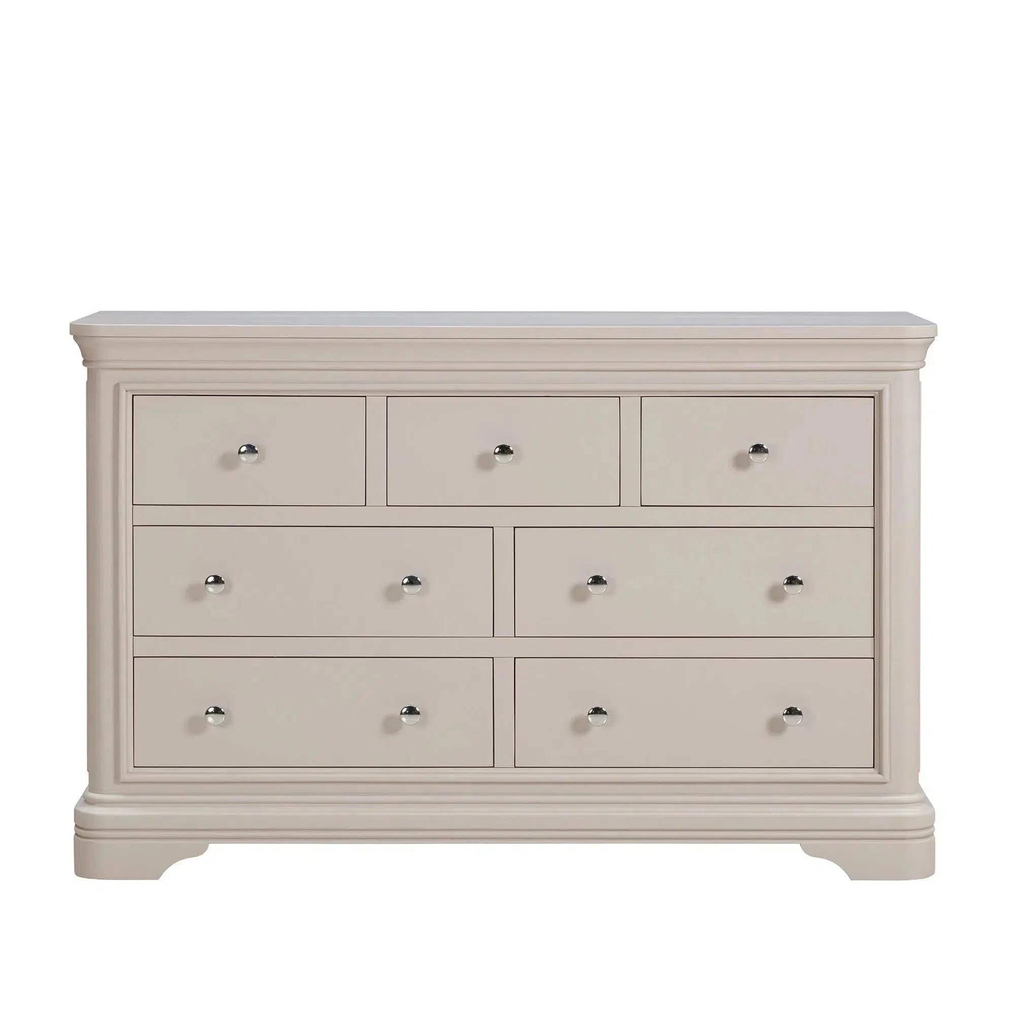 Cambridge - 3 Over 4 Drawer Chest - Grey