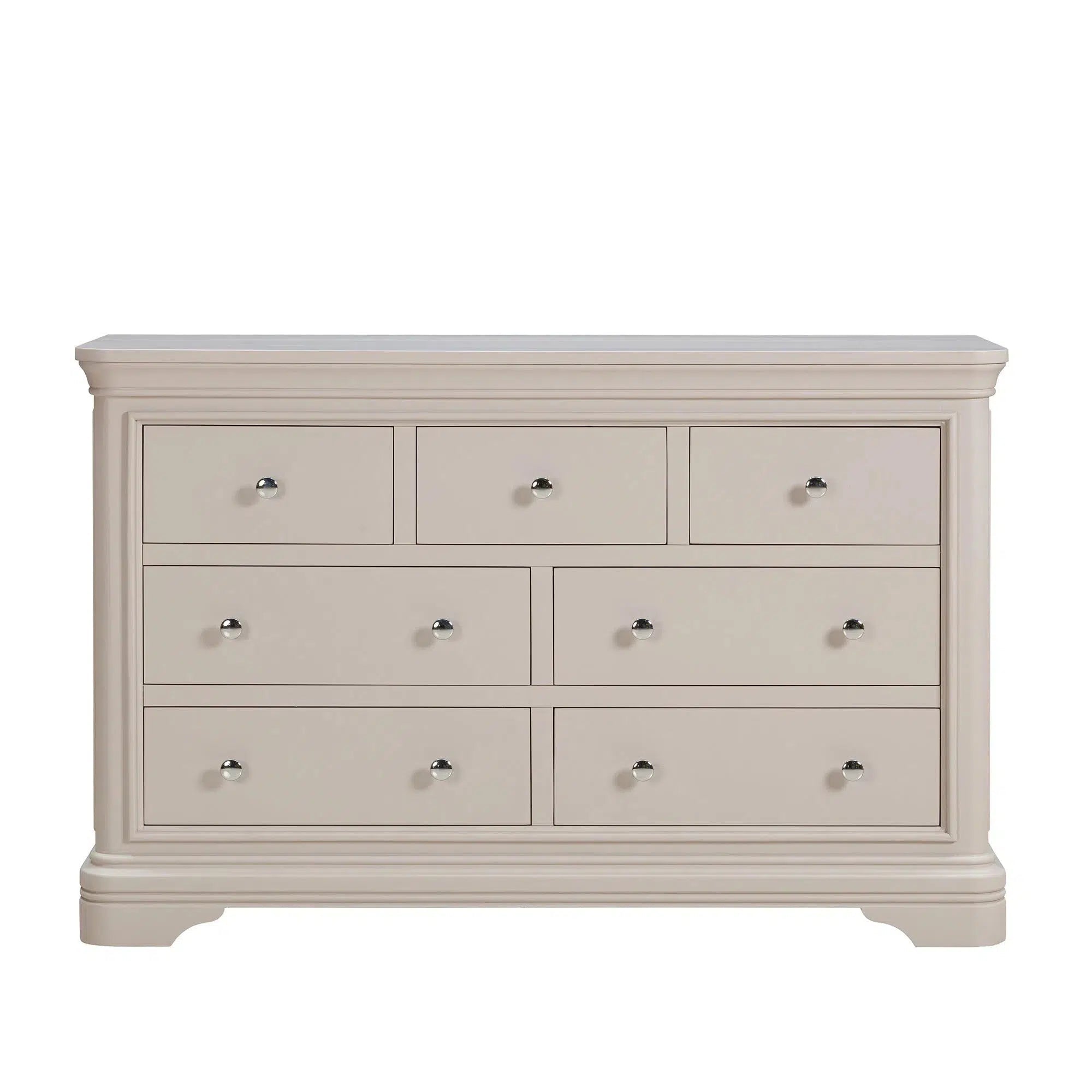 Cambridge - 3 Over 4 Drawer Chest - Grey