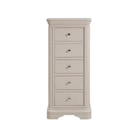 Cambridge - Tall 5 Drawer Chest - Grey