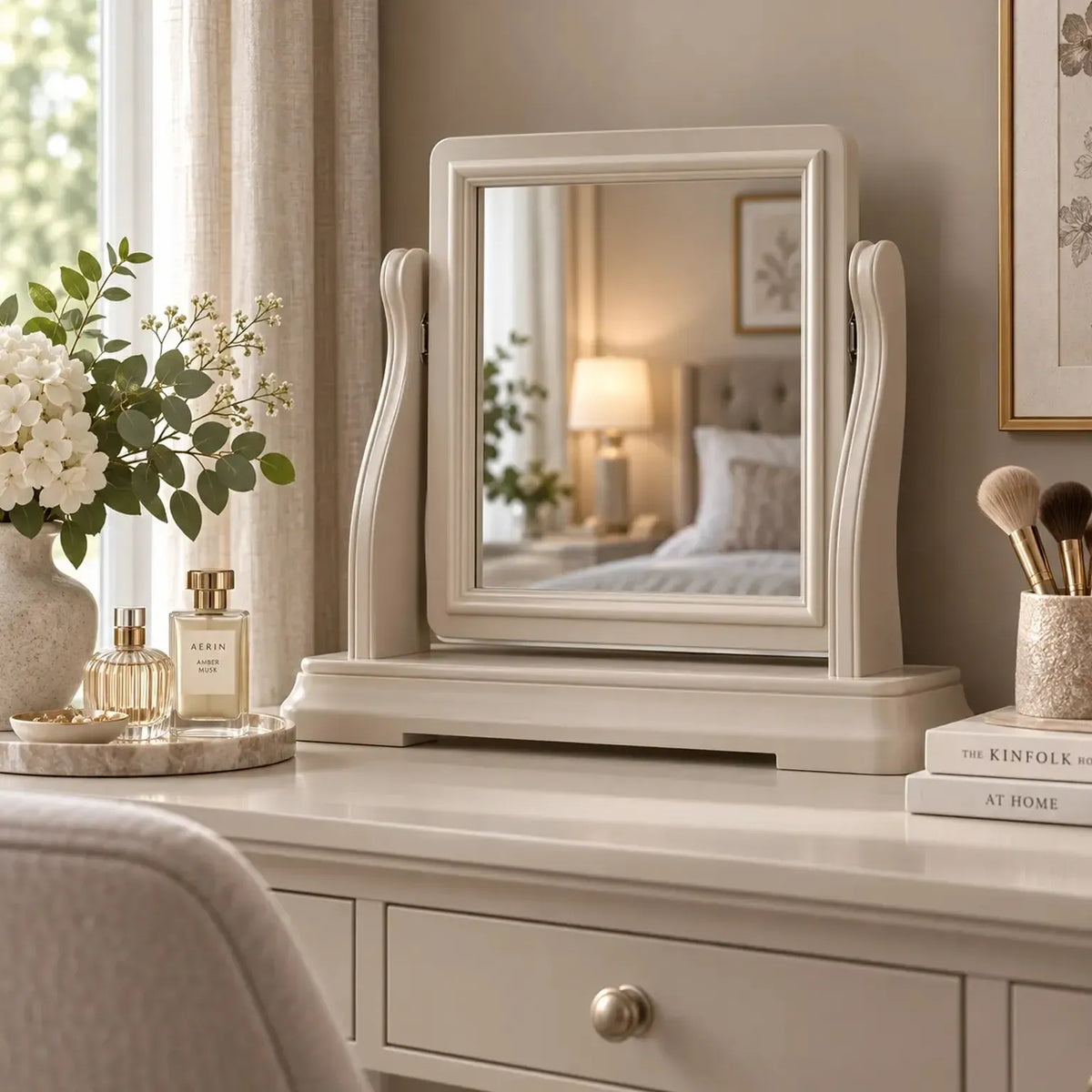 Cambridge - Trinket Mirror - Grey