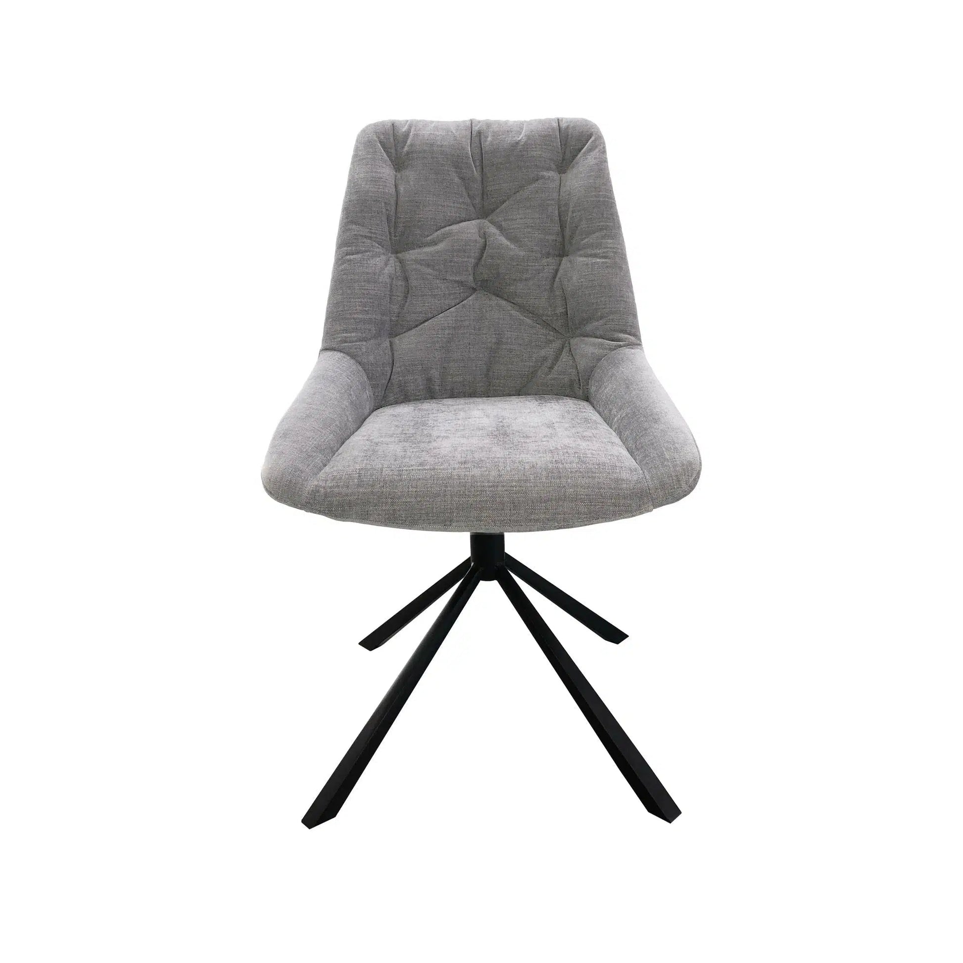 Camilla Dining Table and 4 Light Grey Huxley Chairs