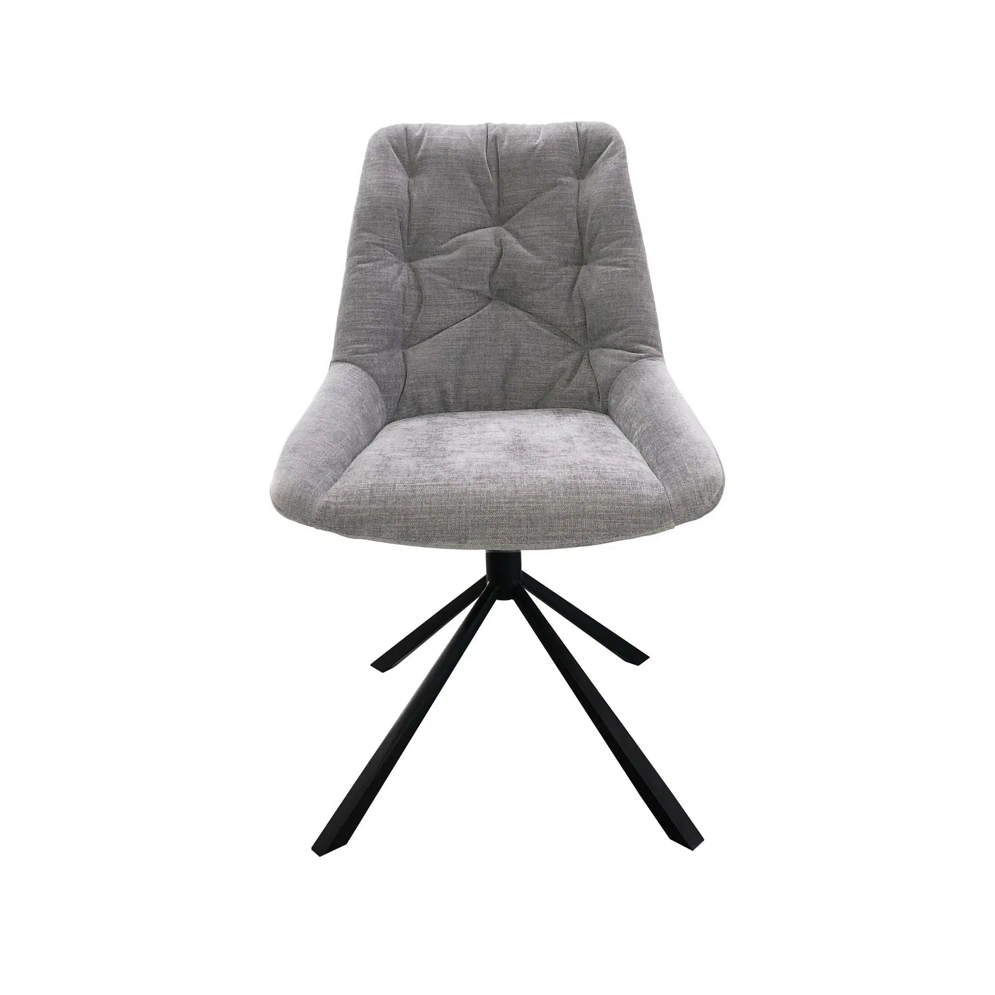 Camilla Dining Table and 4 Light Grey Huxley Chairs