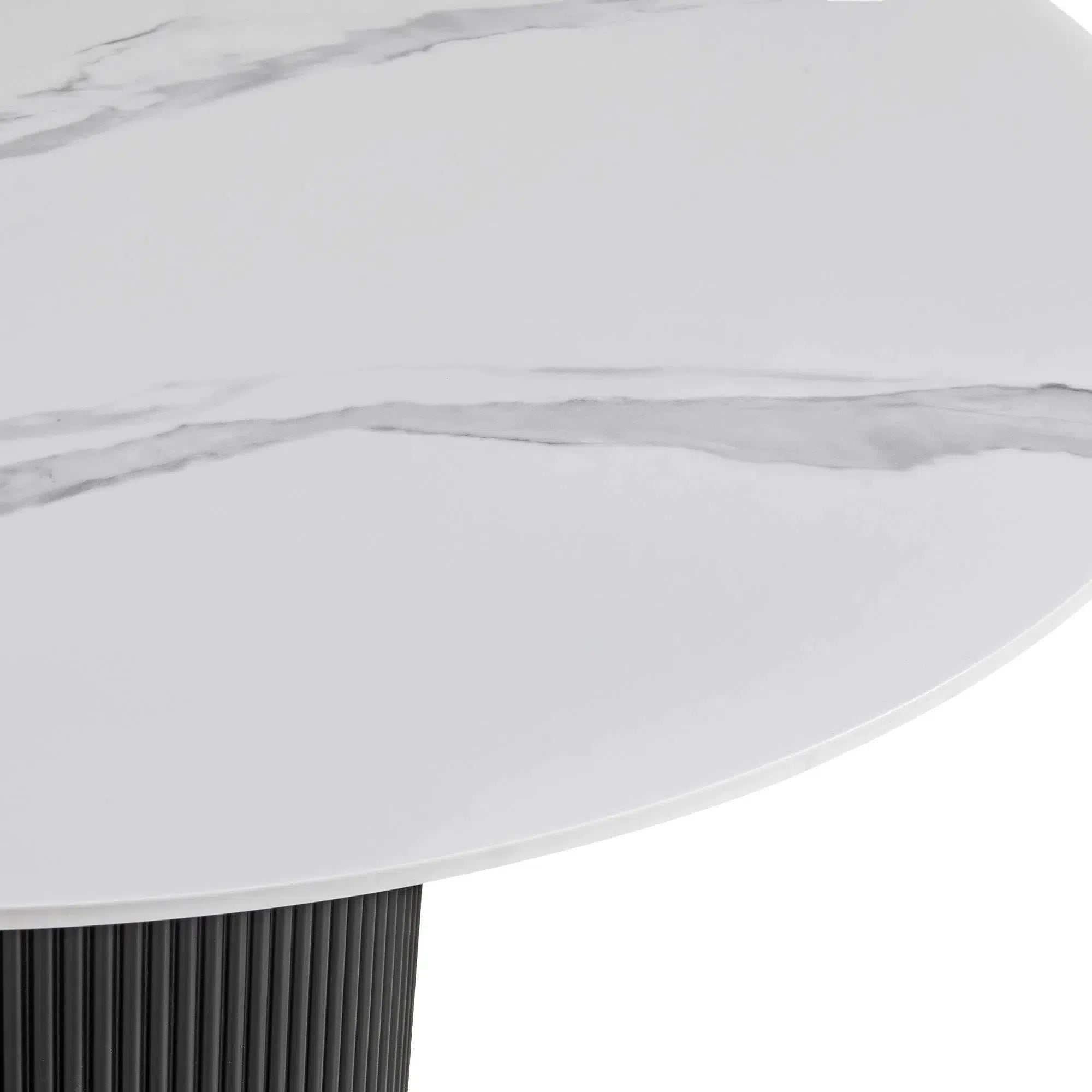 Camilla Dining Table and 4 Light Grey Huxley Chairs