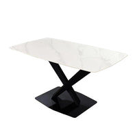 Carrera- Glossy White Dining Table 1.4m