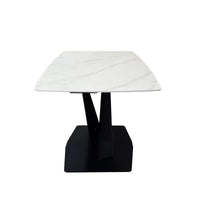 Carrera- Glossy White Dining Table 1.4m