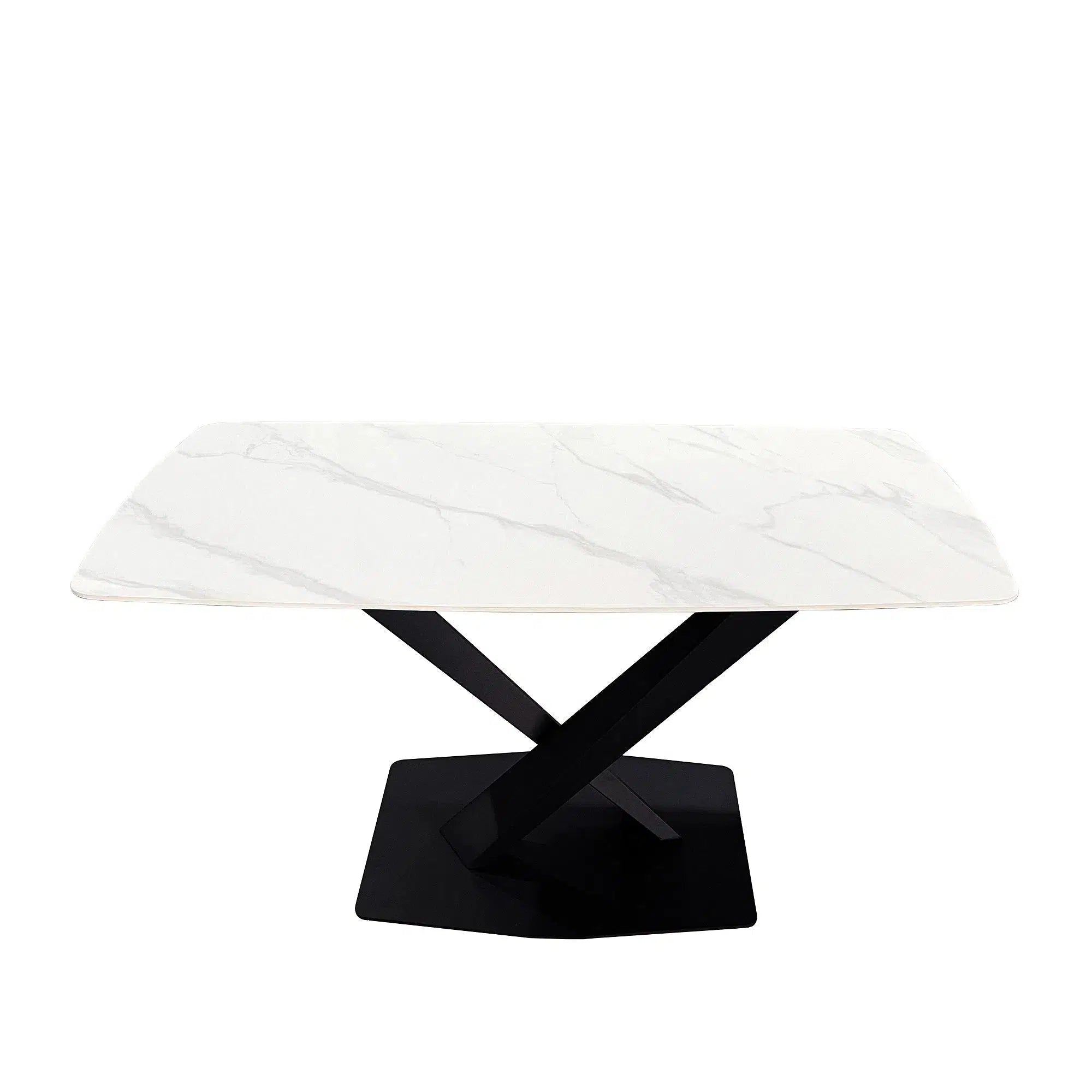 Carrera- Glossy White Dining Table 1.4m