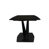 Carrera- Matt Black Dining Table 1.4m