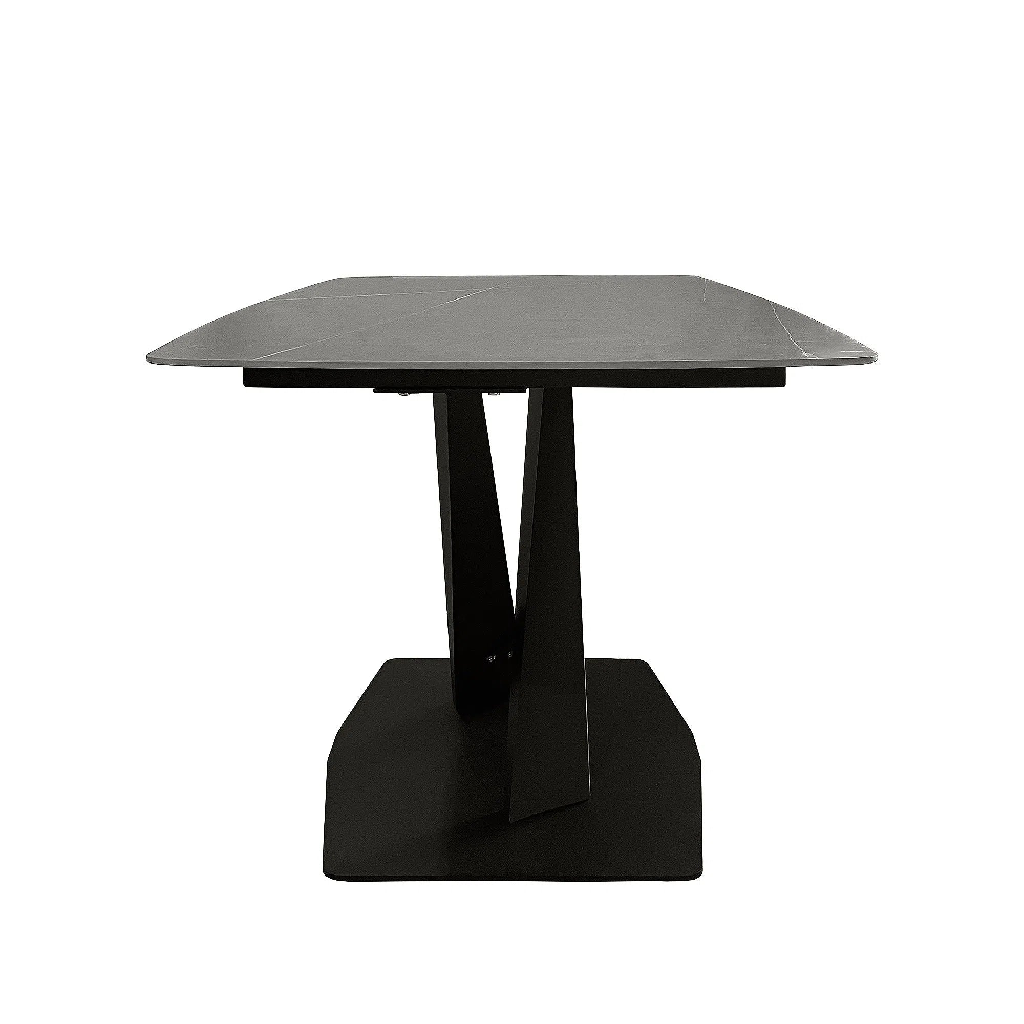 Carrera- Matt Grey Dining Table 1.4m