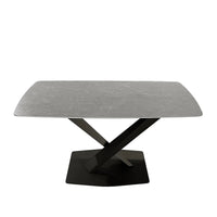 Carrera- Matt Grey Dining Table 1.8m