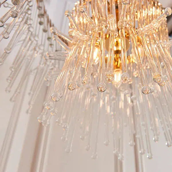 Celia - XL Chandelier with Glass Rods