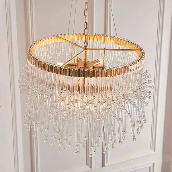 Celia - XL Chandelier with Glass Rods