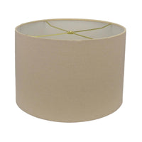 Champagne Gold Lamp with Oatmeal Linen Shade