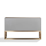 Champagne Silver and Gold Cube 3 Door Sideboard