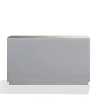 Champagne Silver and Gold Geometric 3 Door Sideboard