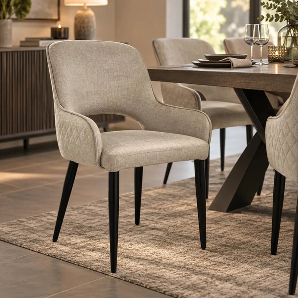 Clea - Dining Chair- Tan