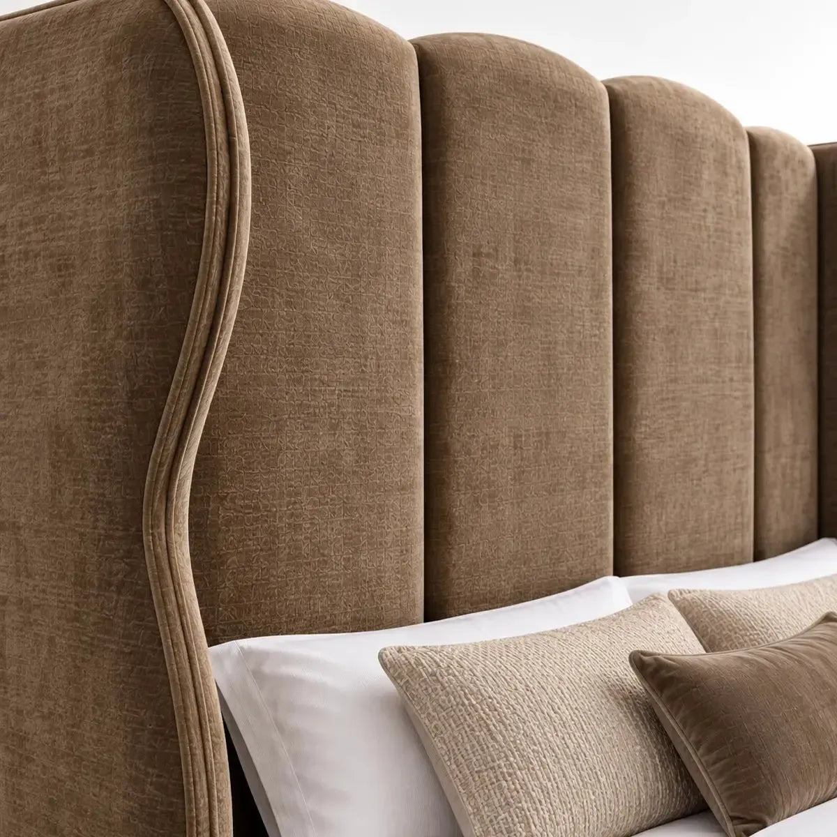 Clover King Size Bed in Zara Coco