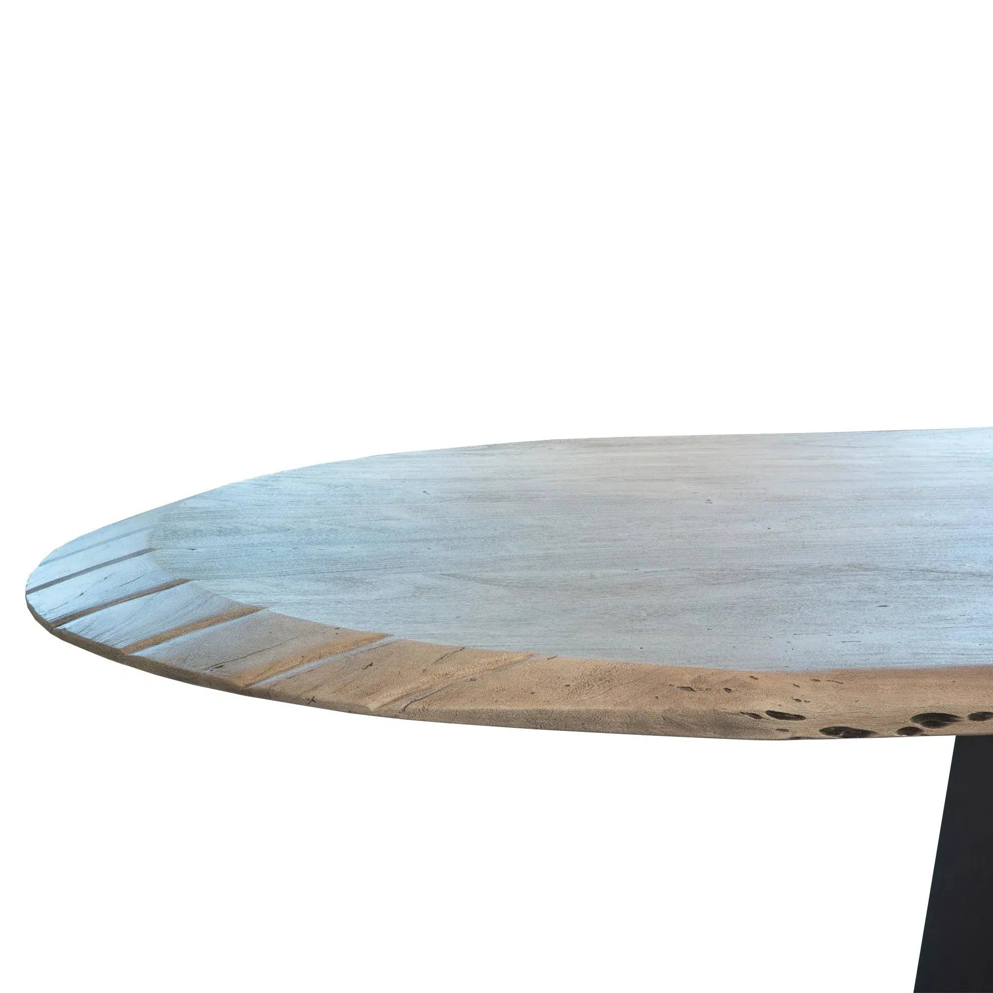 Cobra - Oval Dining Table Rustic Grey 260x110