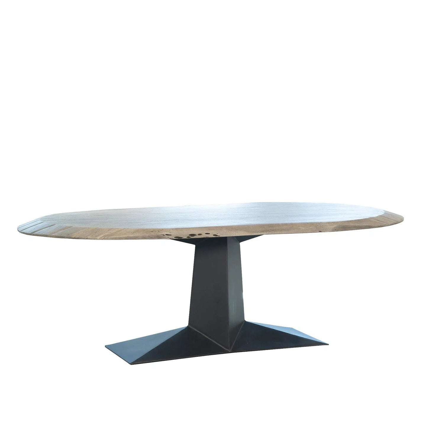 Cobra - Oval Dining Table Rustic Grey 260x110