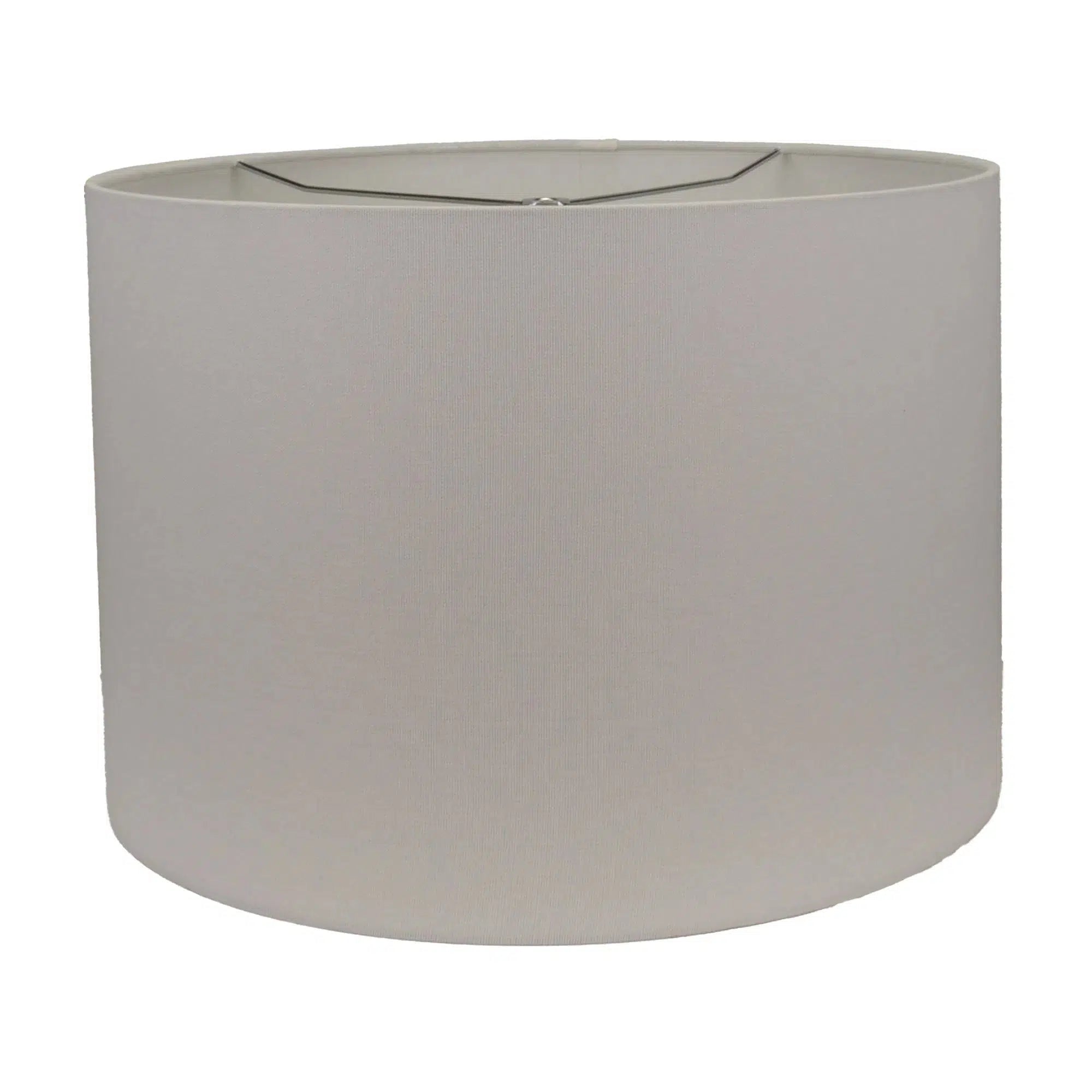 Cream Ceramic Lamp with White Linen Shade