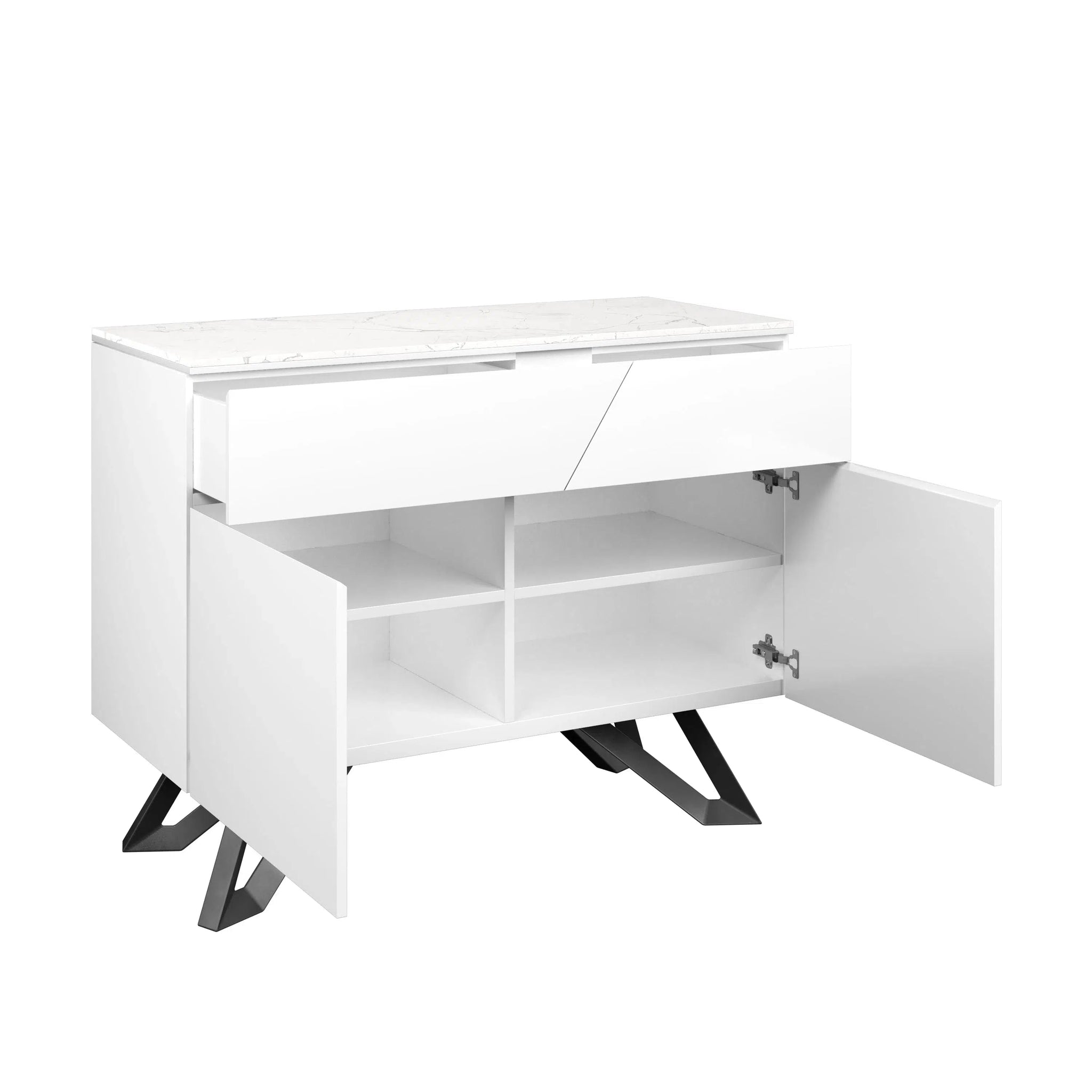 Cruz White - Small Sideboard