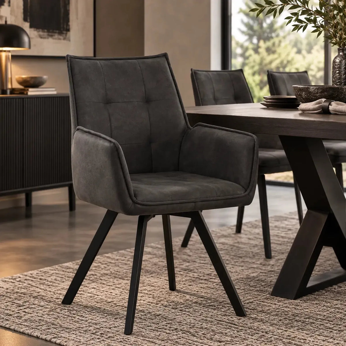 Daria Dining Chair - Grey