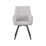 Daria Dining Chair - Weave Light Grey