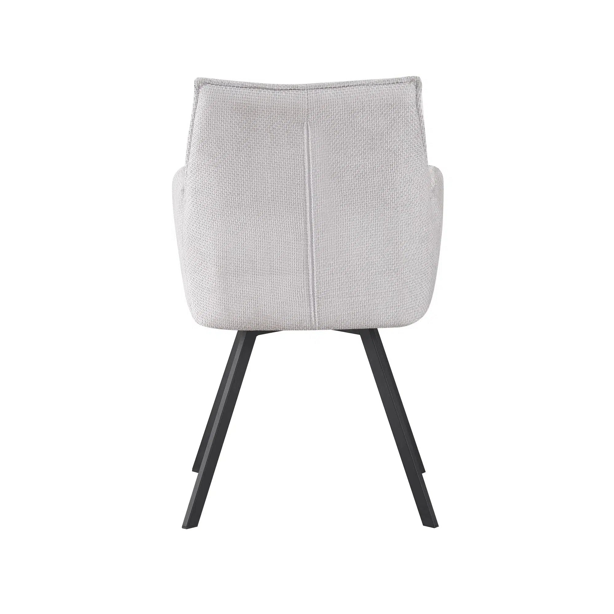 Daria Dining Chair - Weave Light Grey