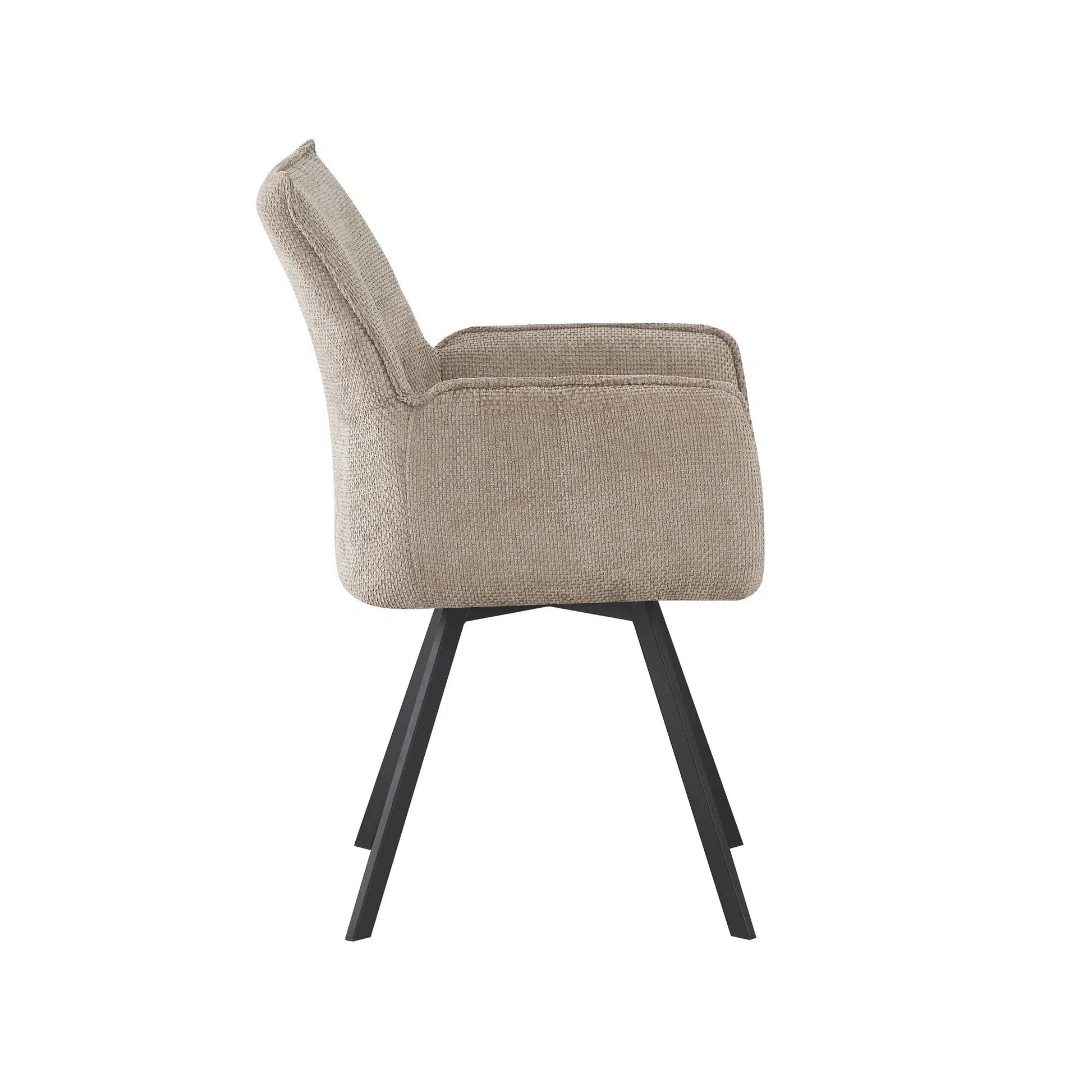 Daria Dining Chair - Weave Taupe