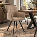 Daria Dining Chair - Weave Taupe