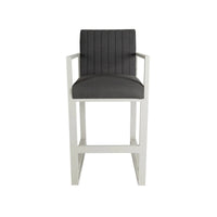 Dark Grey Capri Bar Stool (Straight Back)