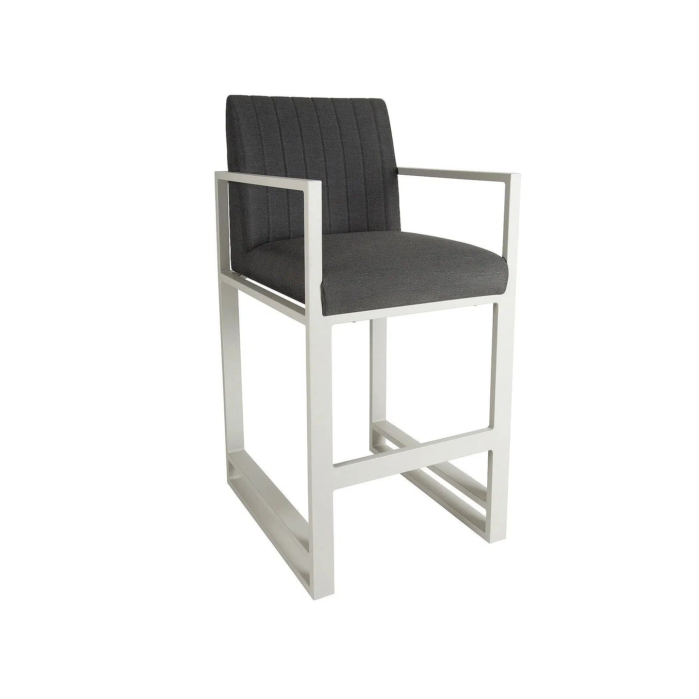 Dark Grey Capri Bar Stool (Straight Back)