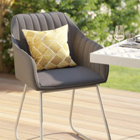 Dark Grey Capri Dining Chair