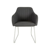 Dark Grey Capri Dining Chair