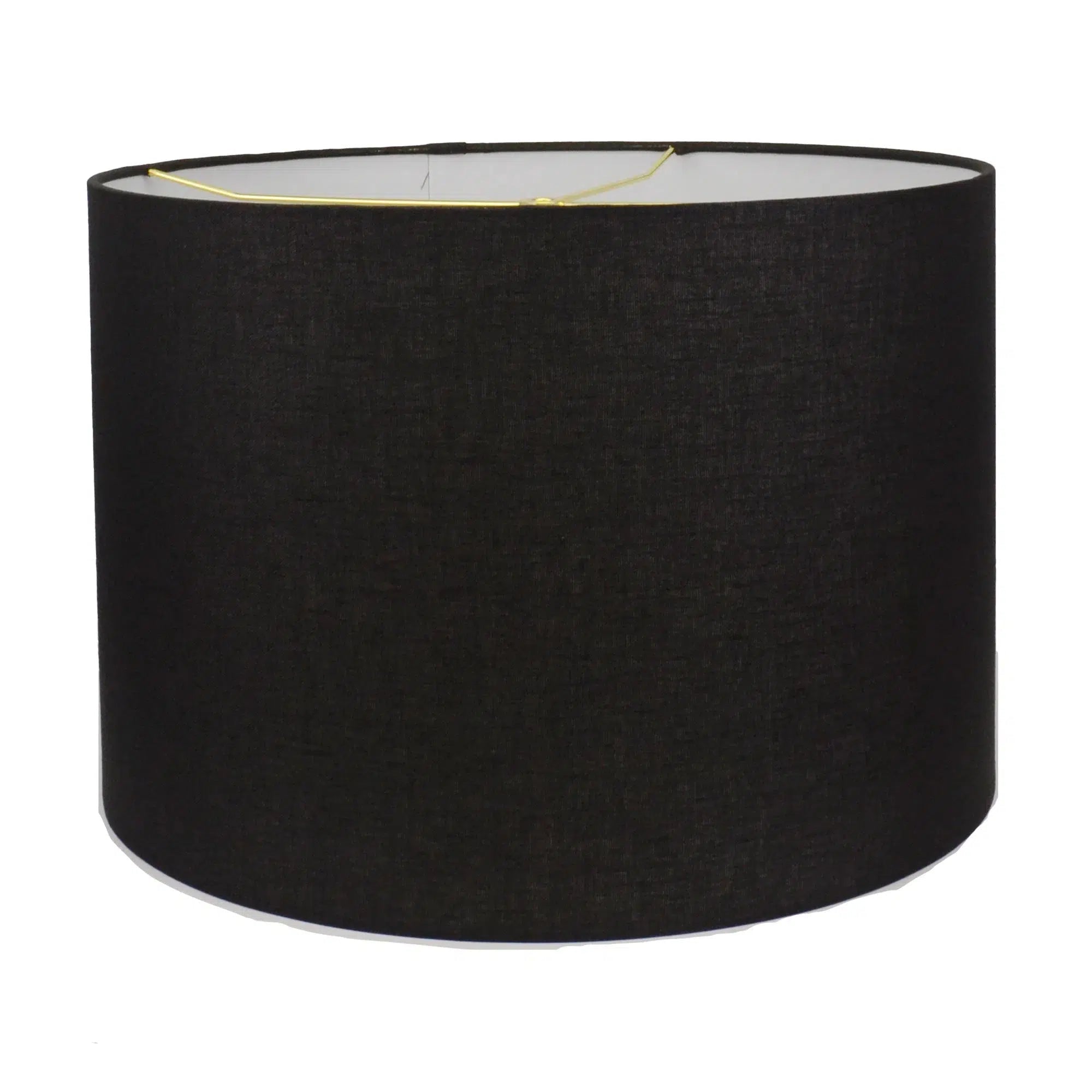 Dark Grey Ceramic Lamp with Black Linen Shade