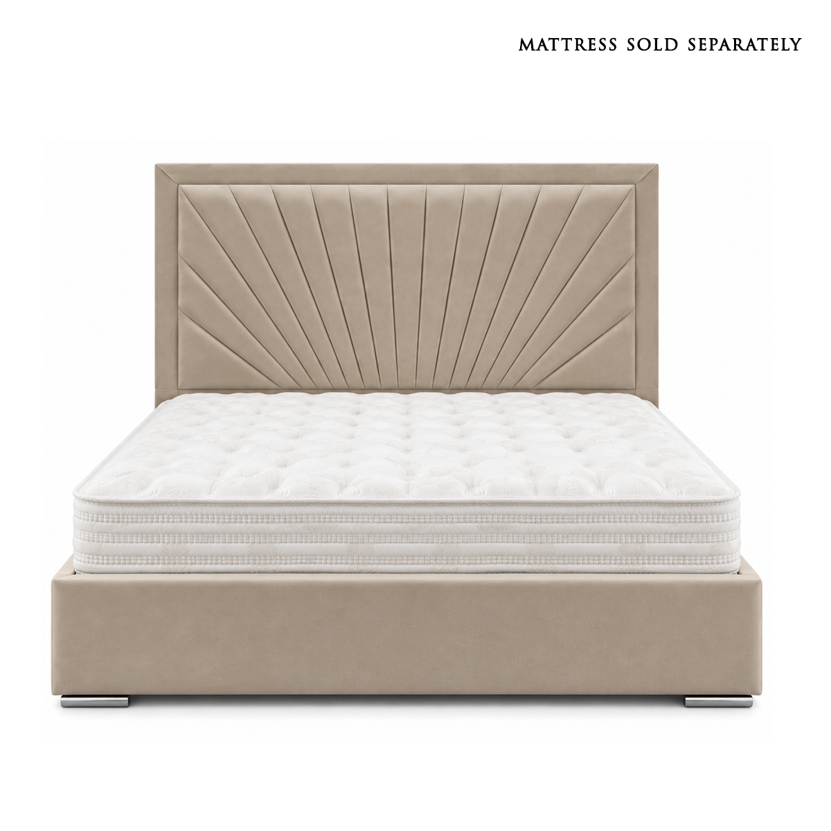 Dawson King Size Bed in Pony Stone