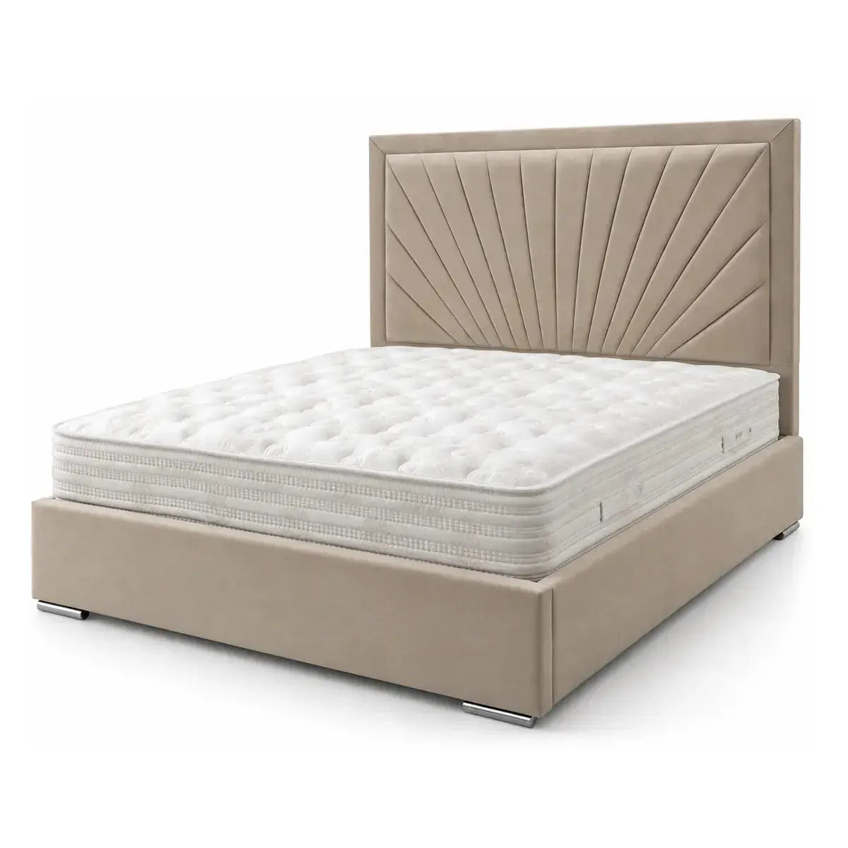 Dawson King Size Bed in Pony Stone