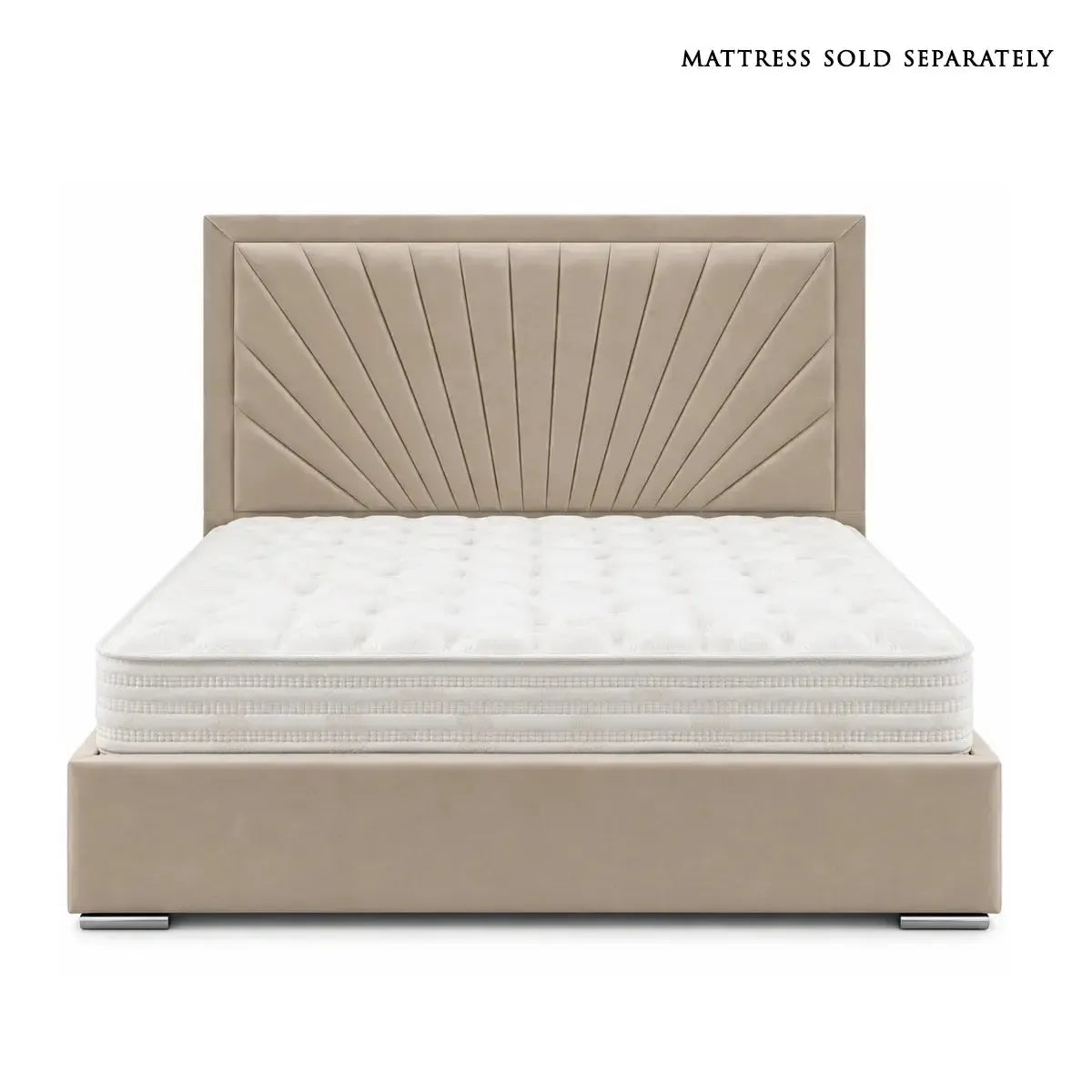 Dawson King Size Bed in Pony Stone