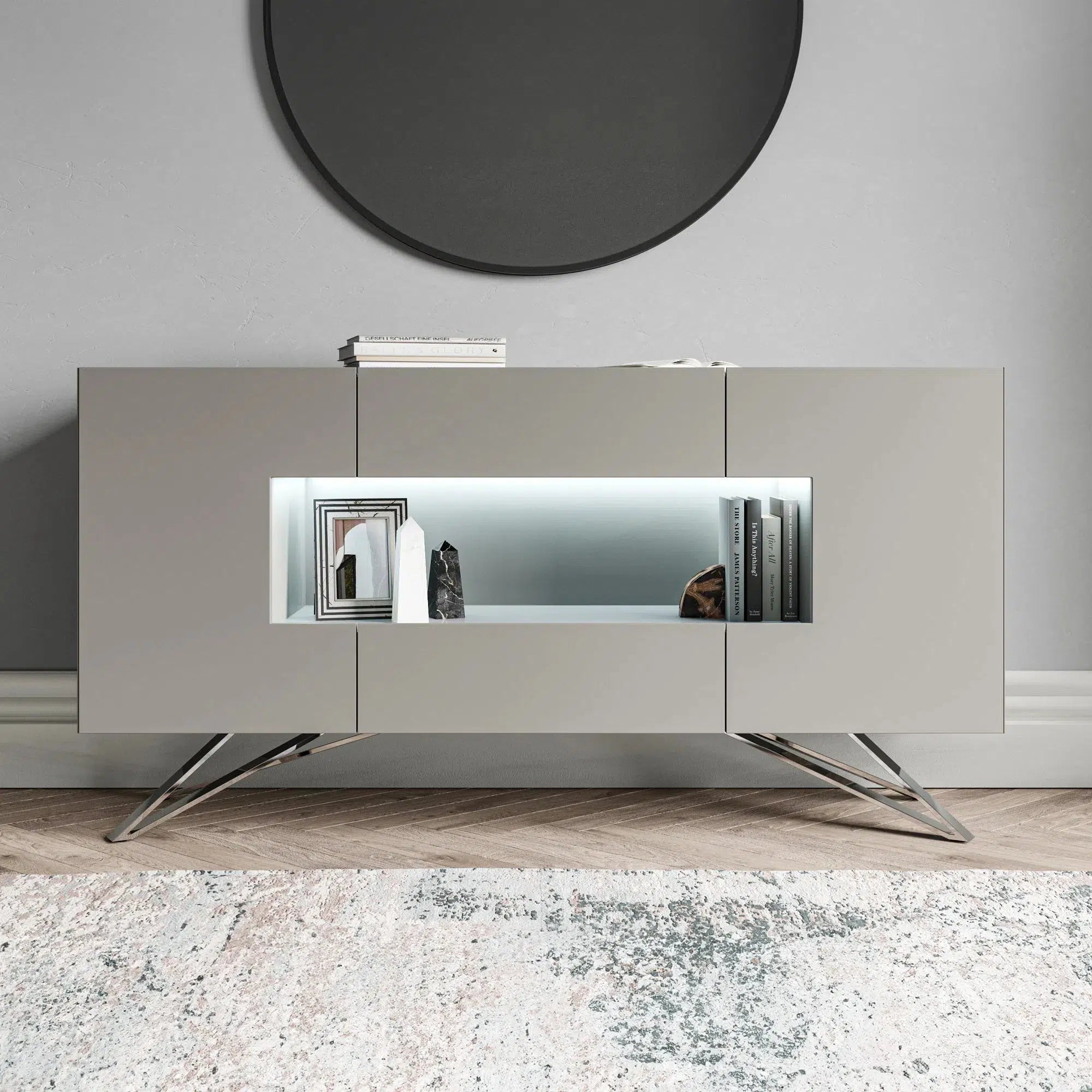 Detroit LED Sideboard - Grey