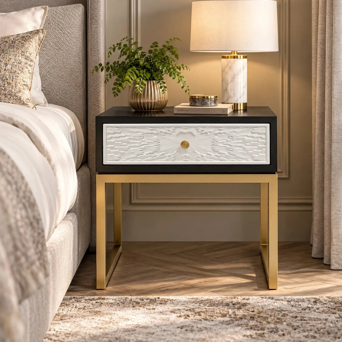 Dumas - One Drawer Side Table