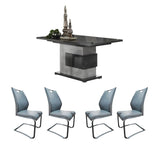 Elegante Extending Dining Table & Detroit Chair Set