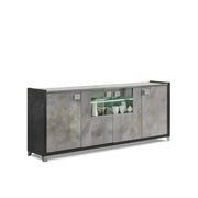 Elegante - LED Sideboard with 4 Doors