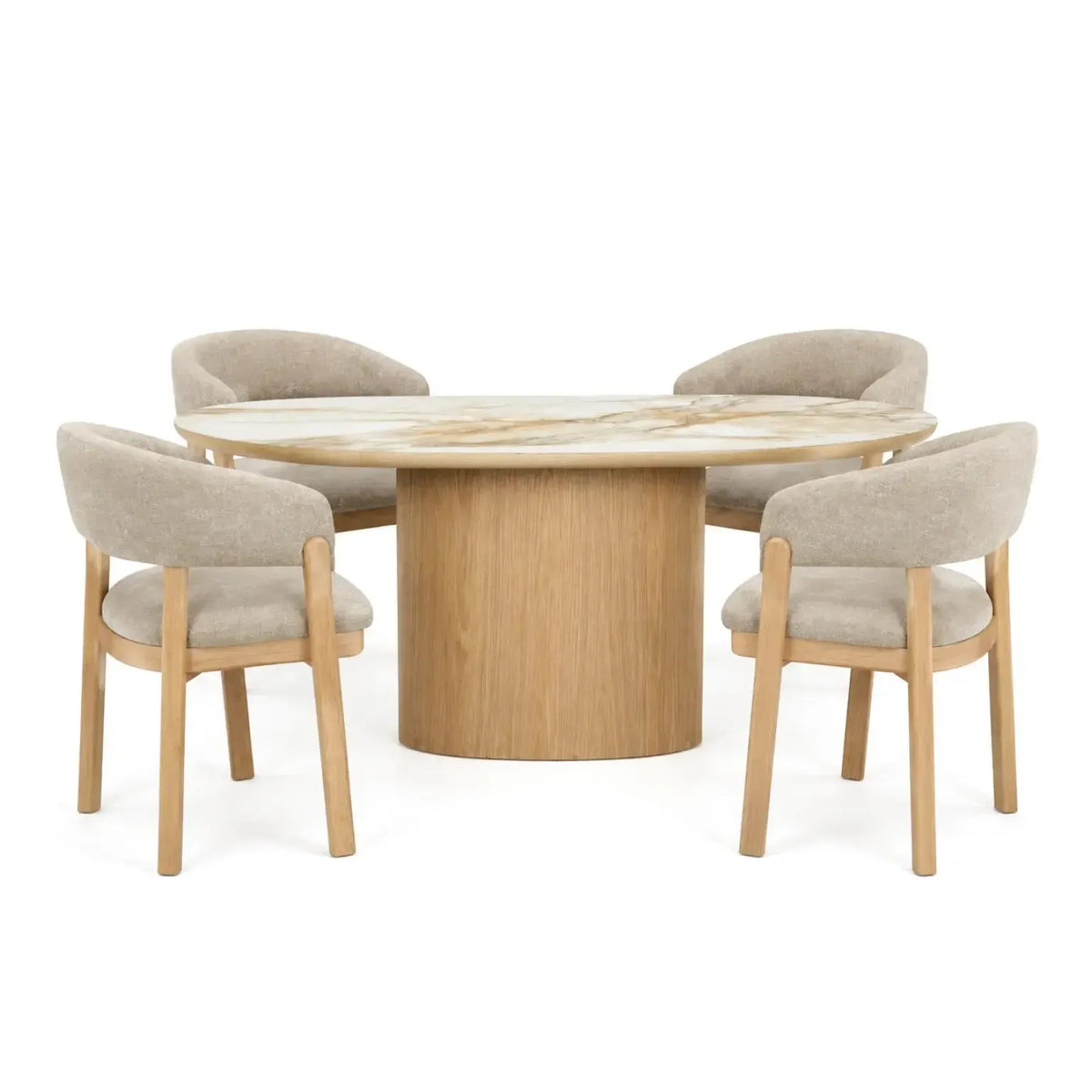 Elena Dining Table and 4 Chairs
