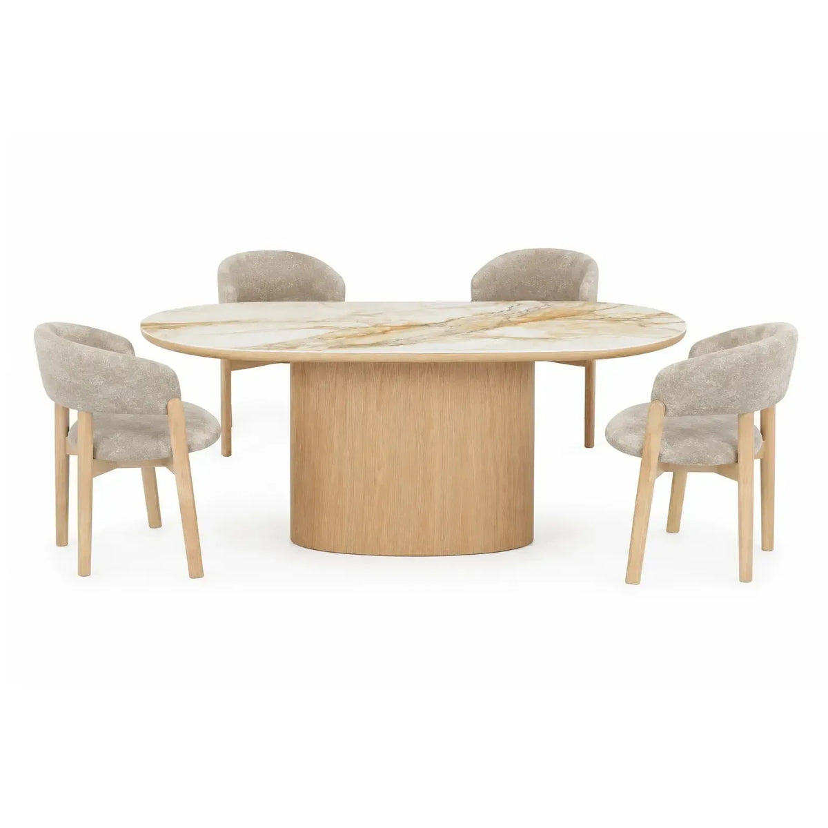 Elena Dining Table and 4 Chairs