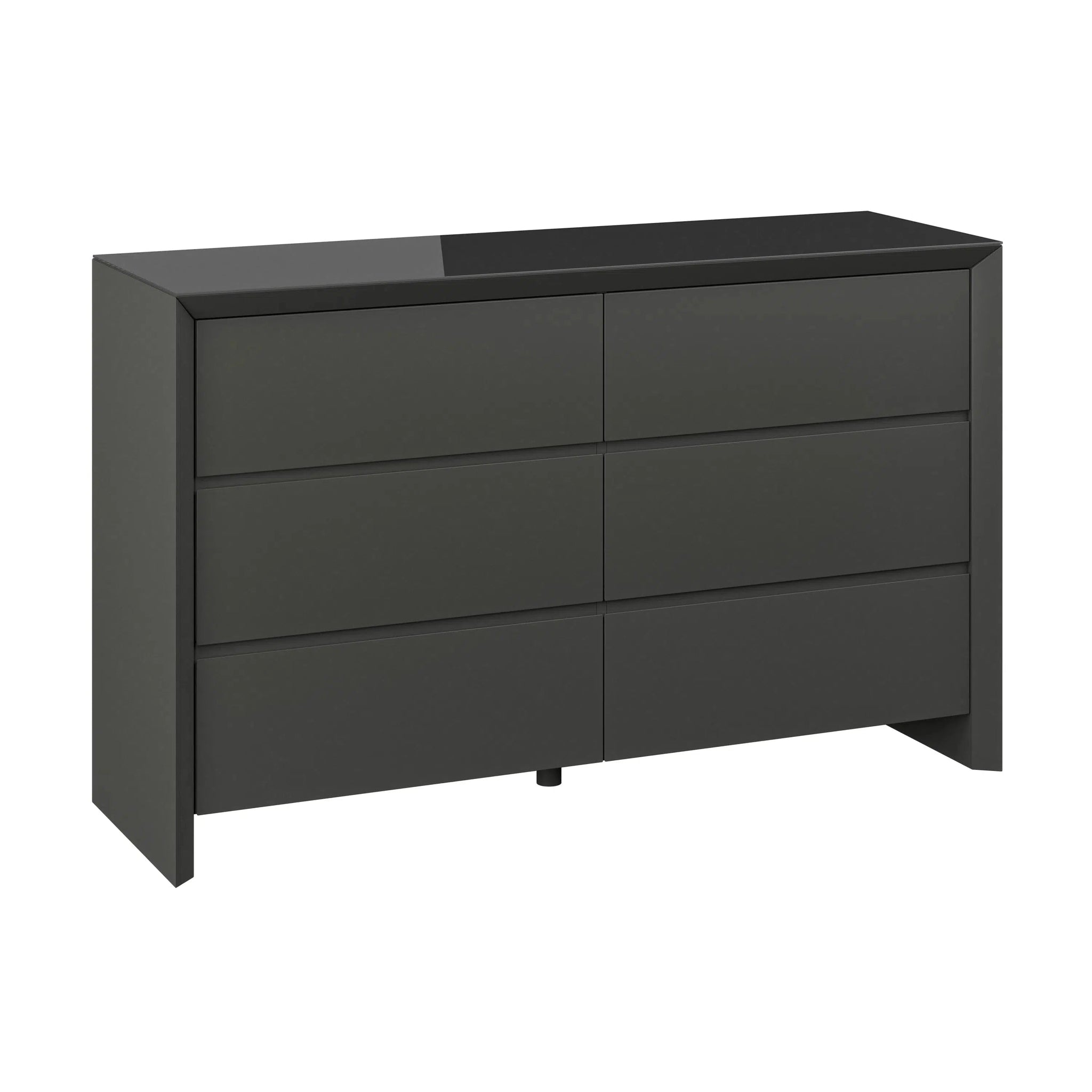 Elite - 6 Drawer Chest (Matt Dark Grey)