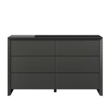 Elite - 6 Drawer Chest (Matt Dark Grey)