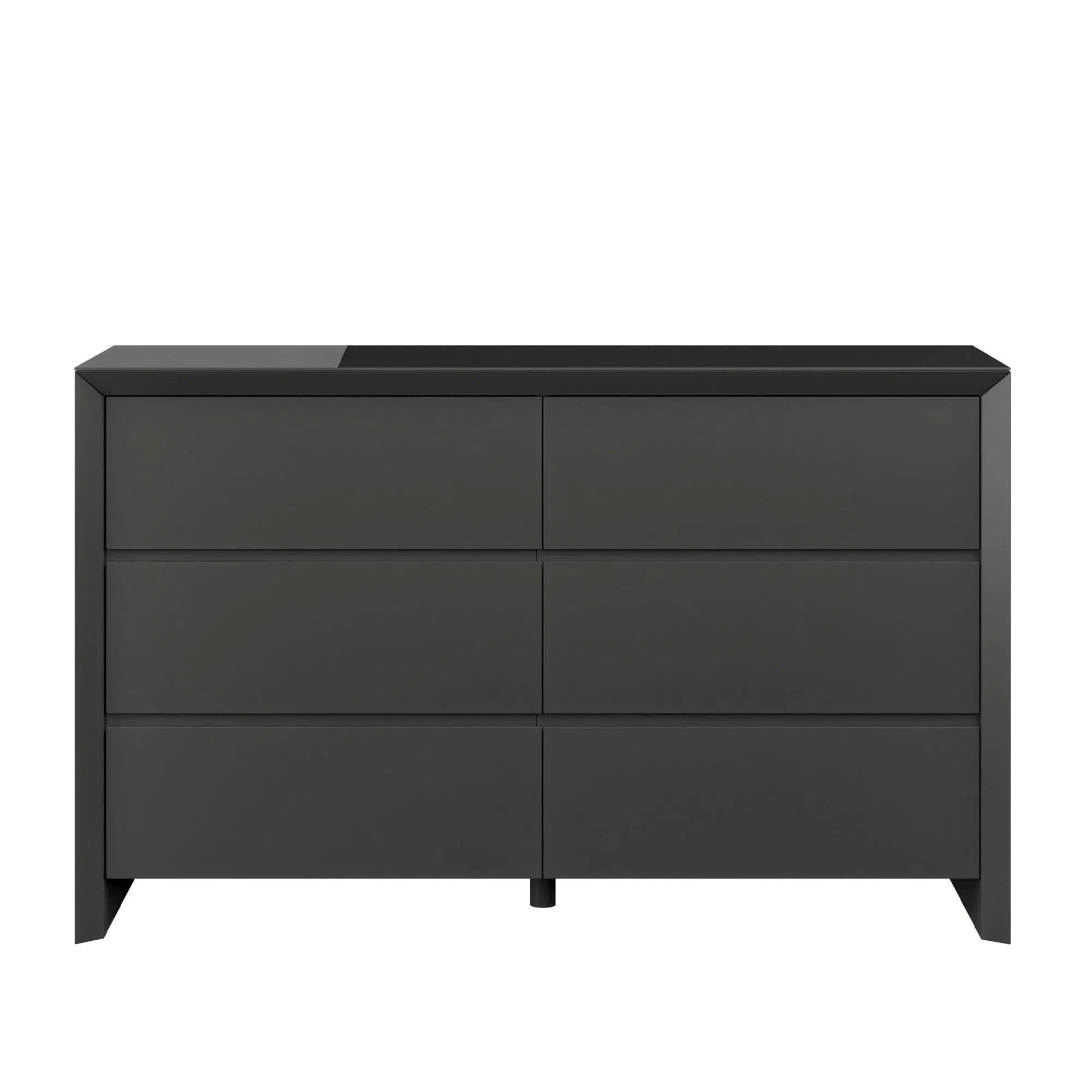 Elite - 6 Drawer Chest (Matt Dark Grey)