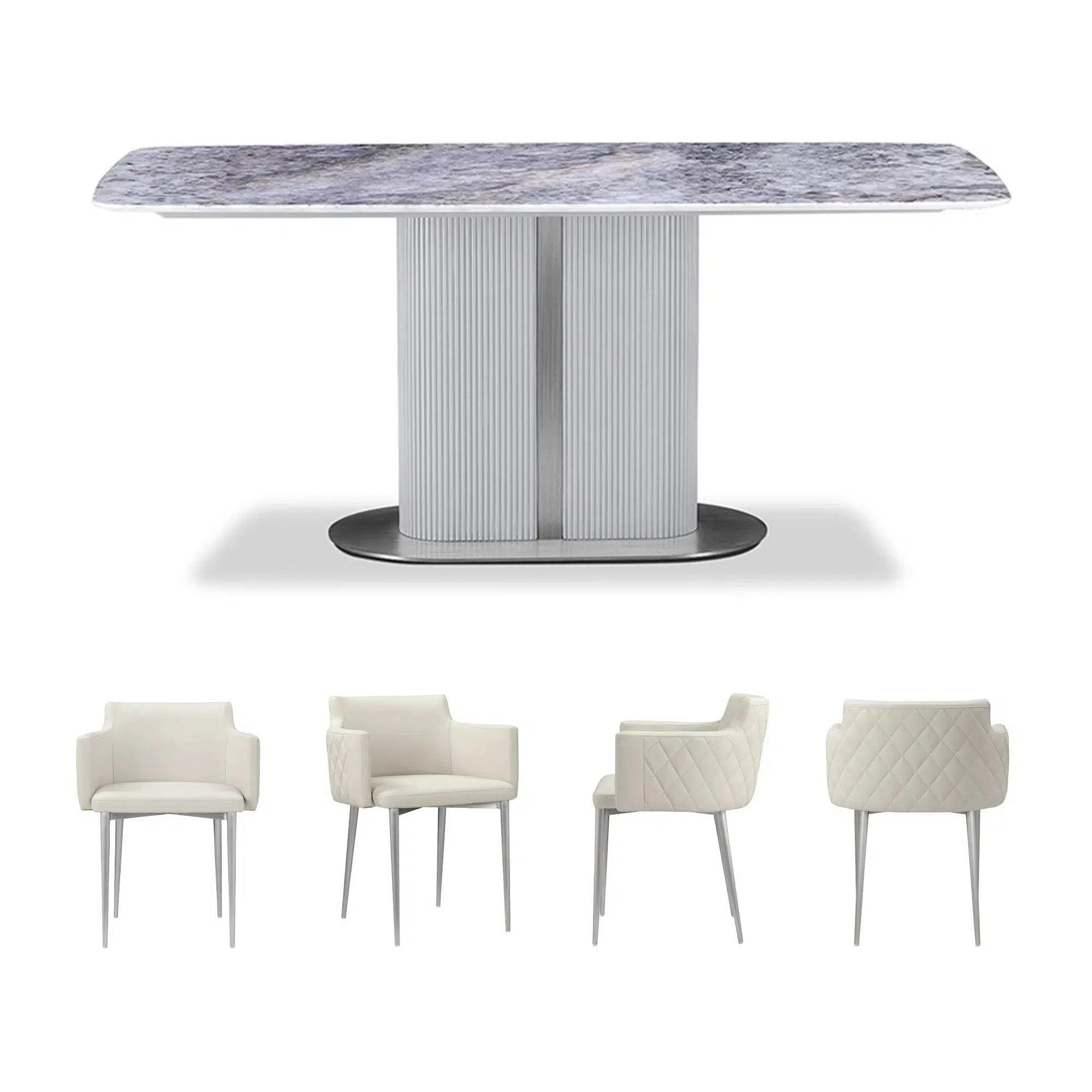 Enzo Dining Table & Dining Chair set