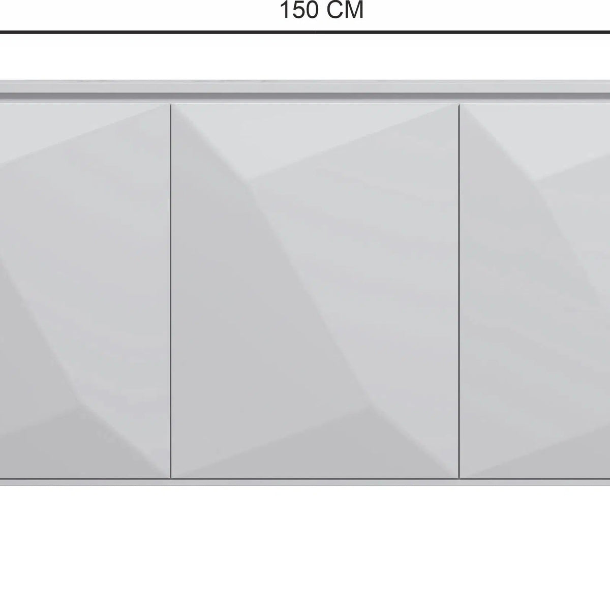 Esme 3 Door Sideboard - Grey
