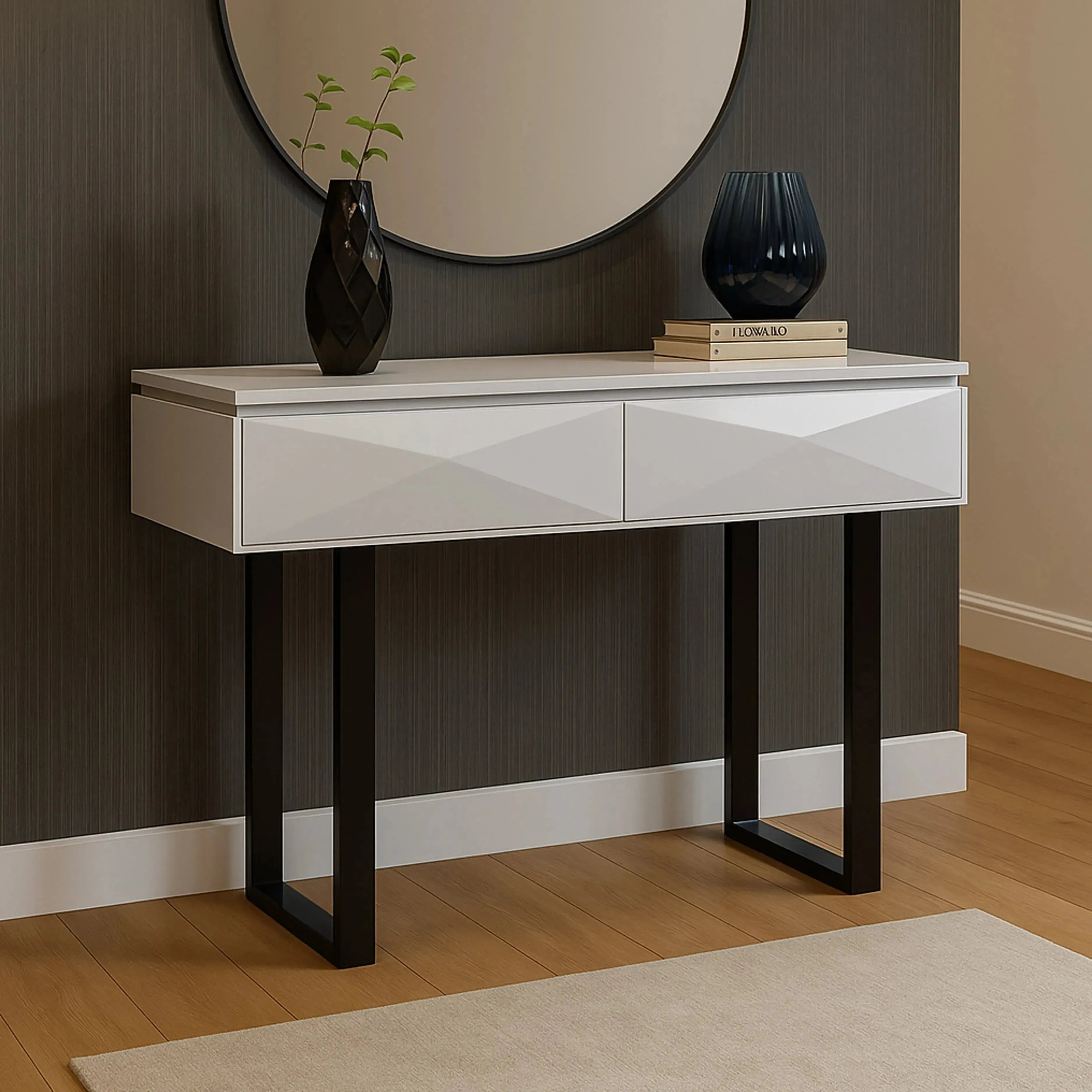 Esme Console Table - Grey