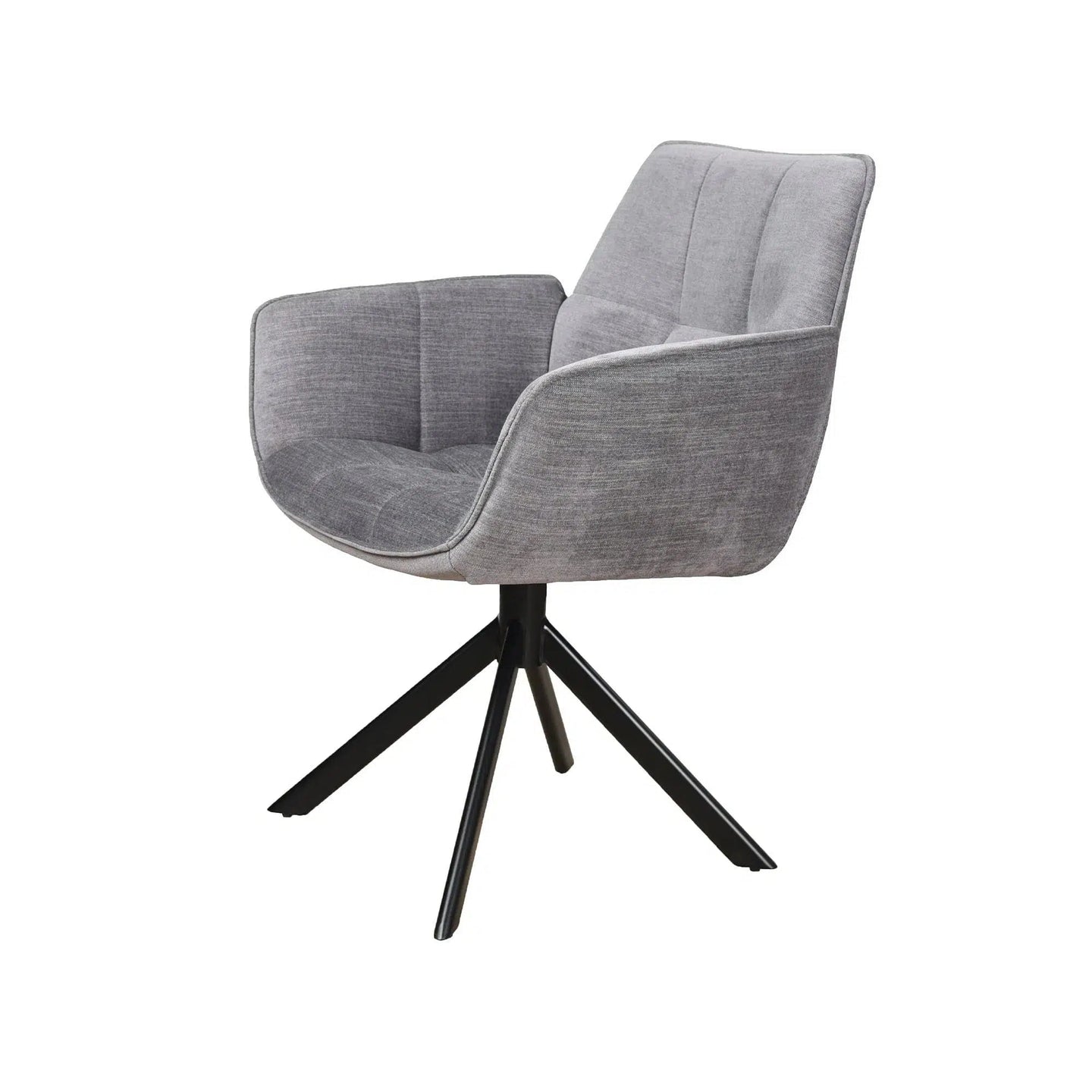 Evander - Dining Chair- Dark Grey